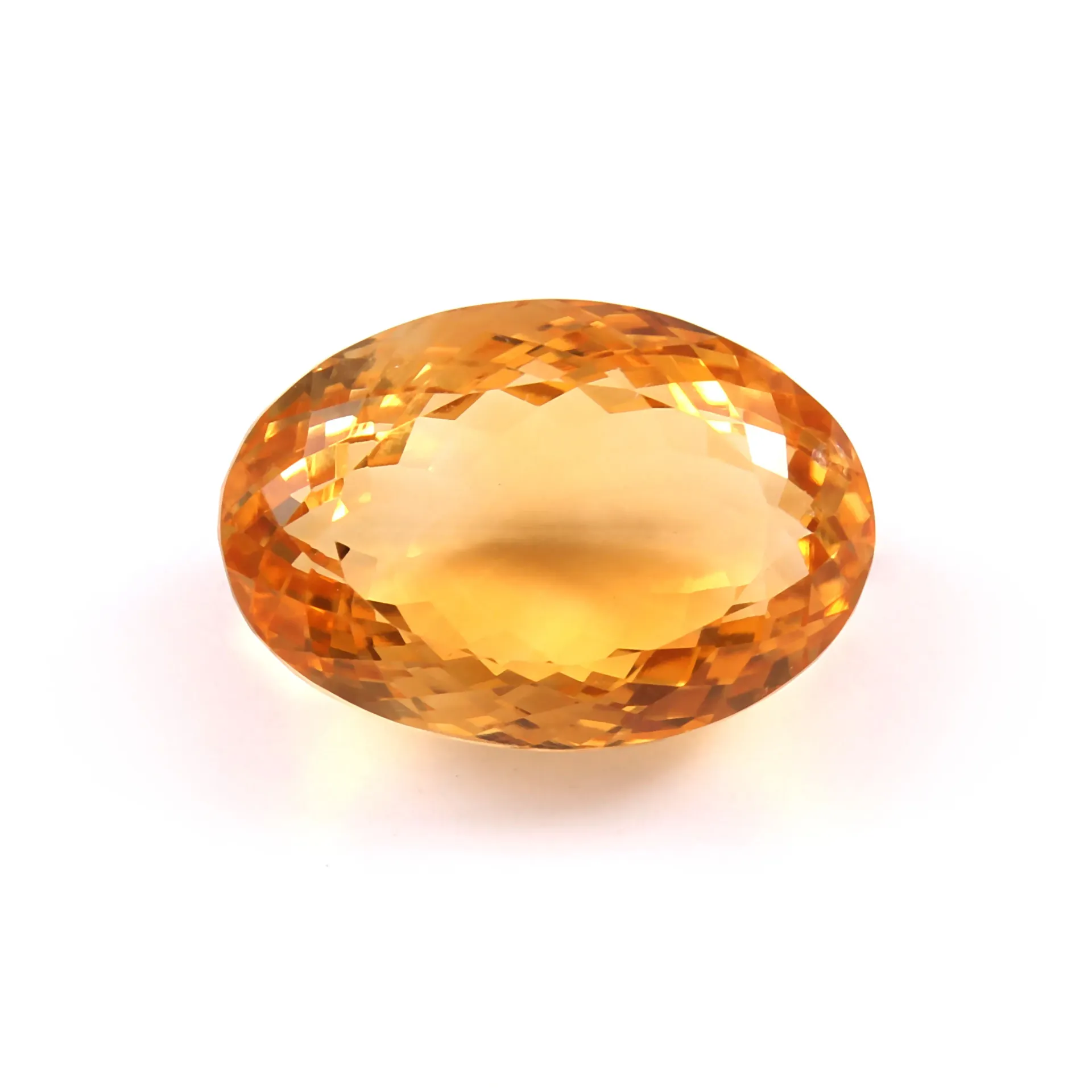 18.5 Ct's Citrine Oval Free size Loose Gemstone For Jewelry